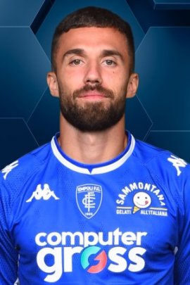 Federico Di Francesco Empoli Celebrates Teammates Editorial Stock